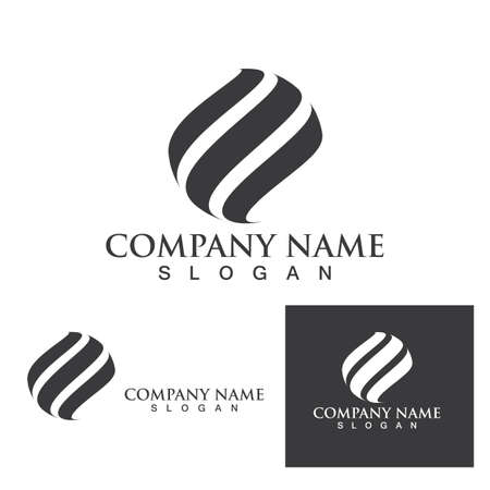 Globe world business logo vectorのイラスト素材