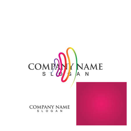 Sound waves vector illustration design templateのイラスト素材