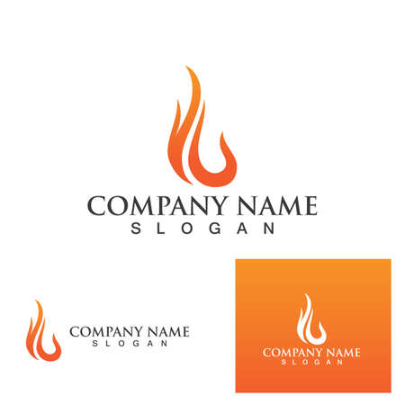 Fire flame vector illustration design templateのイラスト素材