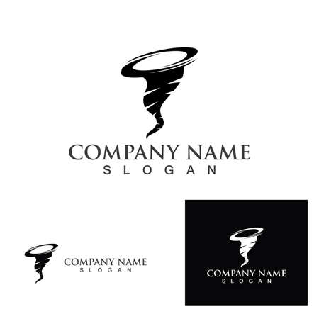 Tornado logo symbol vector illustration designのイラスト素材