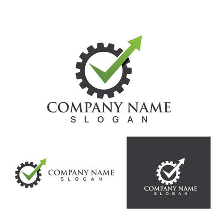 Business Finance Logo template vector icon designのイラスト素材