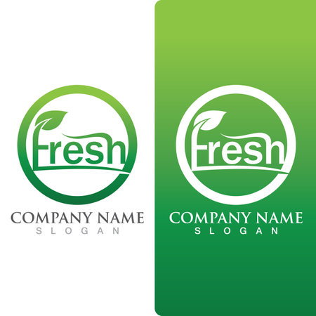 Fresh logo and symbol  template designのイラスト素材