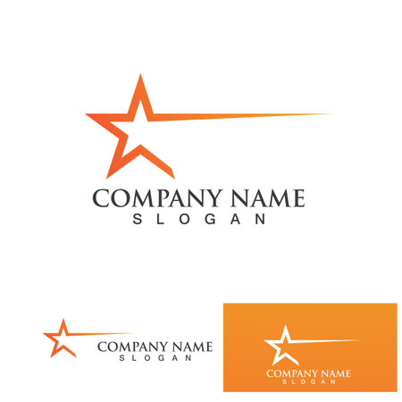 star logo template vector icon illustration design-vectorのイラスト素材