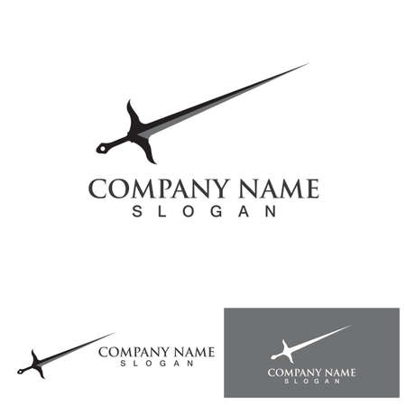 Sword game item vector symbol logoのイラスト素材