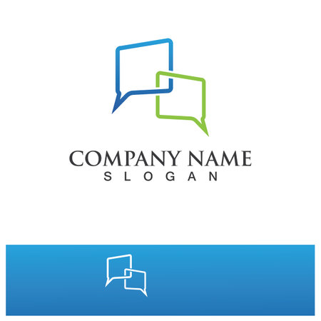 Bubble Chat Social Templateのイラスト素材