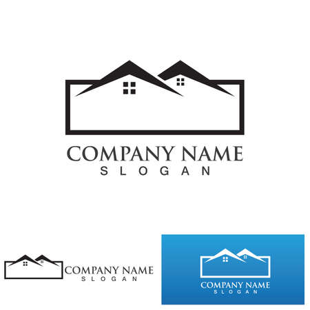 Home and building logo and symbolのイラスト素材