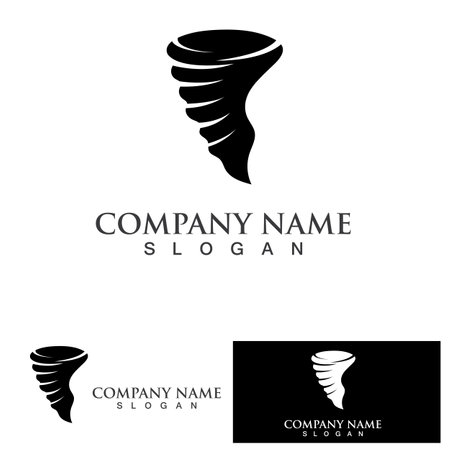 Tornado logo symbol vector illustration designのイラスト素材