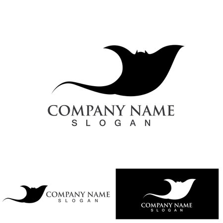 Stingray logo and symbol vectorのイラスト素材