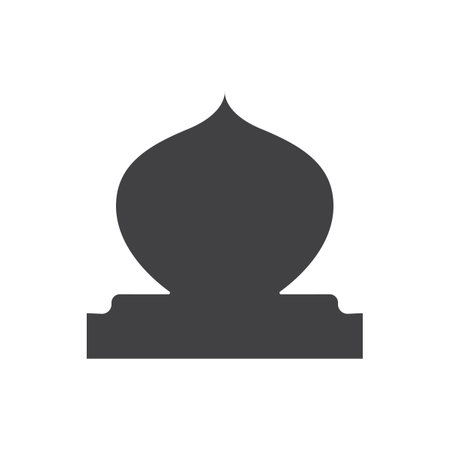 Mosque Window Vector Iconのイラスト素材