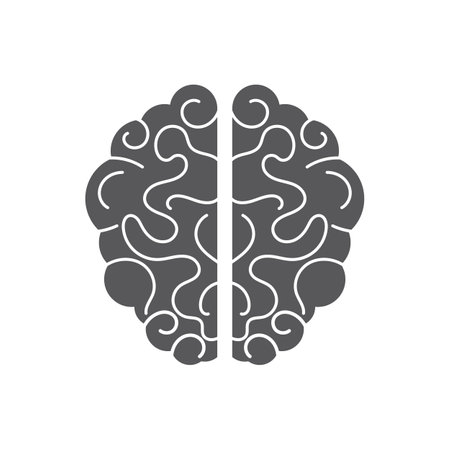 Health Brain Vector Illustration Icon Templateのイラスト素材
