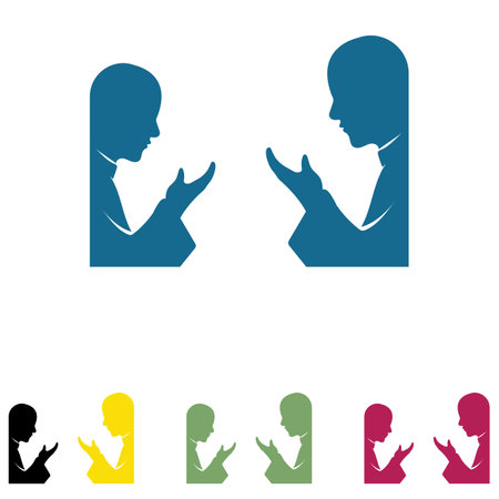 Hand hope logo and symbols template icons appのイラスト素材