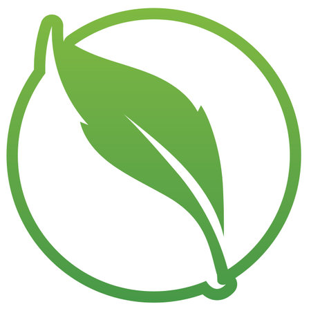 Leaf green logo and symbol vector templateのイラスト素材