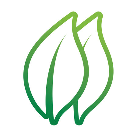 Leaf green logo and symbol vector templateのイラスト素材