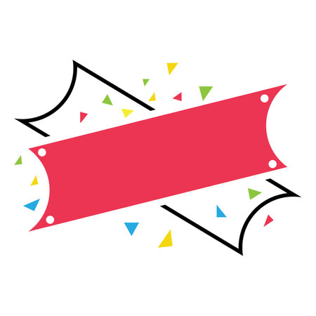 Banner Sale Vector Icon Illustrationのイラスト素材