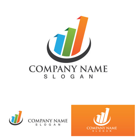 Business finance and Marketing logo Vector illustration  designのイラスト素材