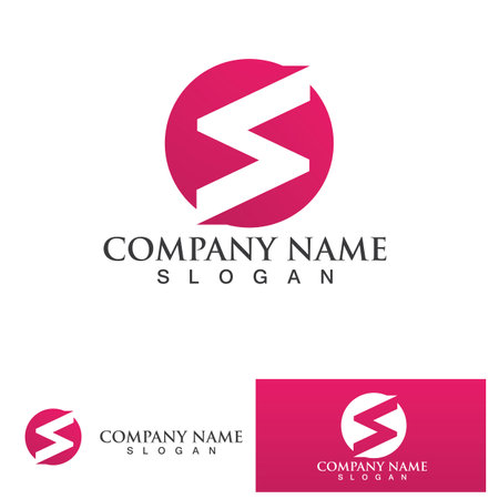 S letter logo Business corporateのイラスト素材