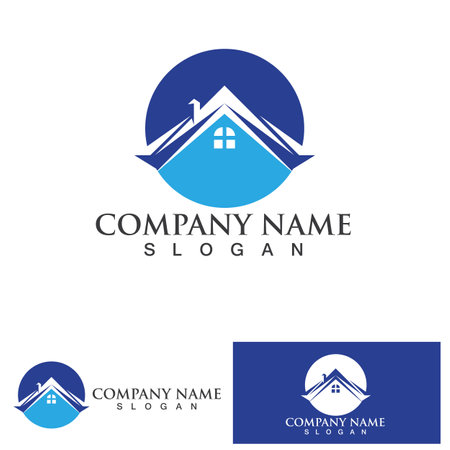 home buildings logo and symbols icons templateのイラスト素材