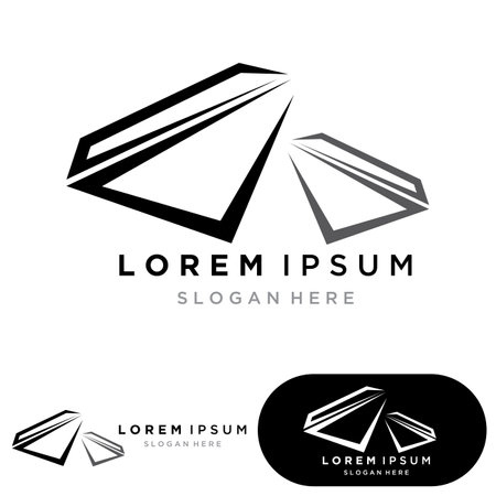 Diamond Logo Template vector icon illustration designのイラスト素材