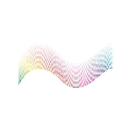 Sound waves logo vector illustration design templateのイラスト素材