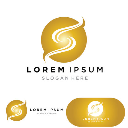 S letter logo Business corporateのイラスト素材