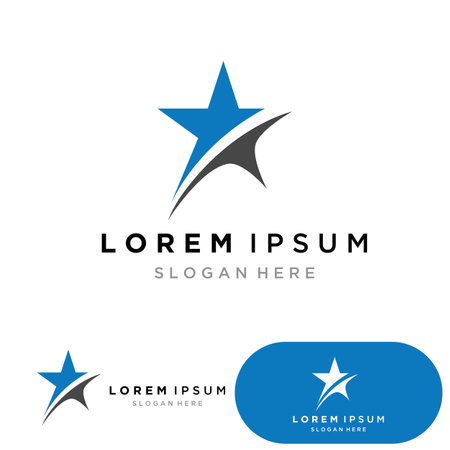 star logo template vector icon illustration design-vectorのイラスト素材