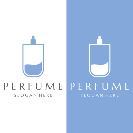 Isolated luxury perfume perfume cosmetic creative logo can be used for business, company, cosmetic and perfume shop.のイラスト素材