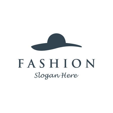 Women's clothing logo with hanger, luxury clothes.Logo for business,boutique,fashion shop,model,shopping and beauty.のイラスト素材