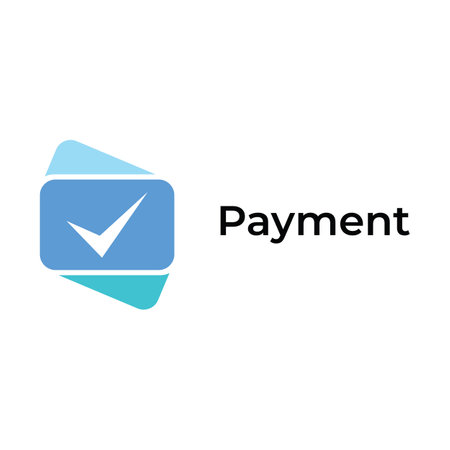 Digital payment card logo design, fast digital payment wallet. Logo for web, business, brand and payment.のイラスト素材