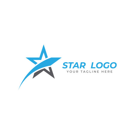 Star logo.Star logo for business and company.With modern illustration concept.のイラスト素材