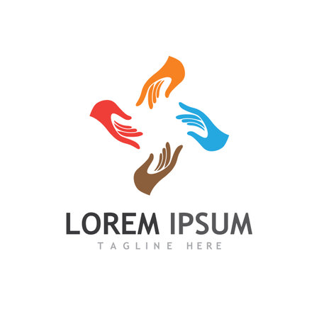 Community, network and social icon design templateのイラスト素材