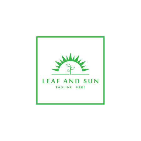 Sun Vector illustration Icon Logo Template designのイラスト素材