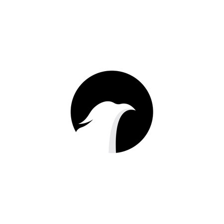 Falcon Eagle Bird logo and symbol illustrationのイラスト素材