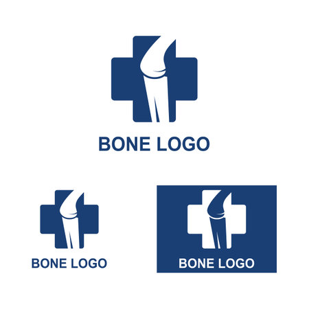 Bone logo icon vector designのイラスト素材