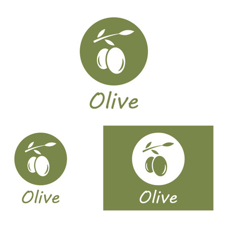 olive icon vector illustration designのイラスト素材