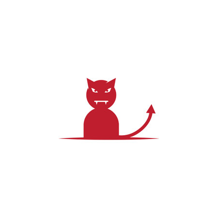 Devil horn Vector icon design illustration logo Templateのイラスト素材