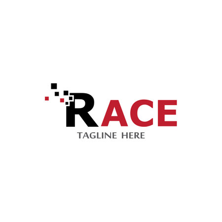Race flag icon, simple design illustration vectorのイラスト素材