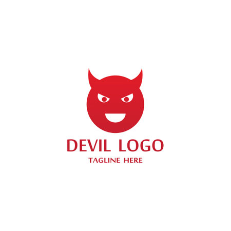 Devil horn Vector icon design illustration logo Template