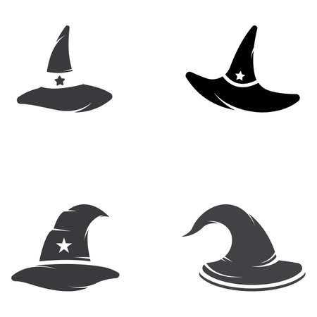 Wizard cap logo .By using vector design concept.のイラスト素材