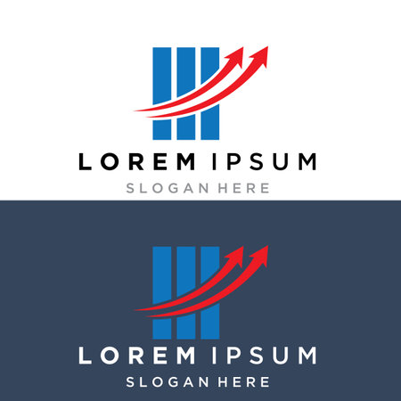 Business finance and Marketing logo Vector illustration  designのイラスト素材