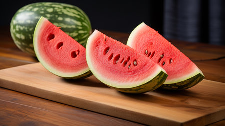 watermelon fresh  ripe watermelon , white background , Generate AIの素材