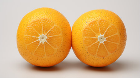 orange fruits fresh white background , Generate AIの素材