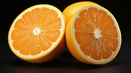 orange fruits fresh white background , Generate AIの素材