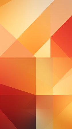 Abstract orange and yellow geometric background. Dynamic shapes composition. Cool background design for posters, Generate AIの素材