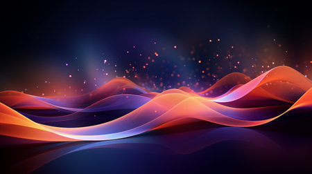 Abstract Dash Dot Background @Abstract dash dot line background flow wave pattern. Generate AIの素材