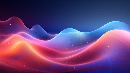 Abstract Dash Dot Background @Abstract dash dot line background flow wave pattern. Generate AIの素材