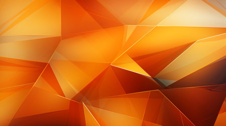 Abstract orange and yellow geometric background. Dynamic shapes composition. Cool background design for posters, Generate AIの素材