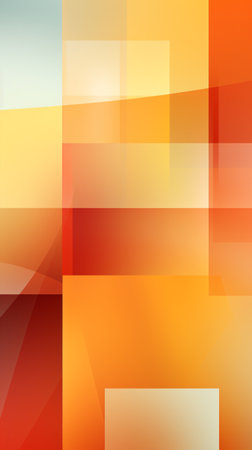 Abstract orange and yellow geometric background. Dynamic shapes composition. Cool background design for posters, Generate AIの素材