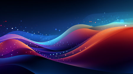 Abstract Dash Dot Background @Abstract dash dot line background flow wave pattern. Generate AIの素材
