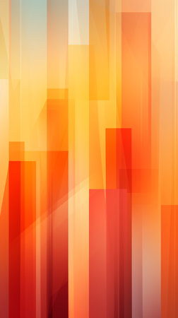 Abstract orange and yellow geometric background. Dynamic shapes composition. Cool background design for posters, Generate AIの素材