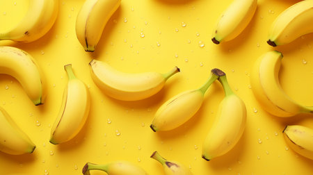 Bananan fresh yellow realistic photo studio , Generate AIの素材